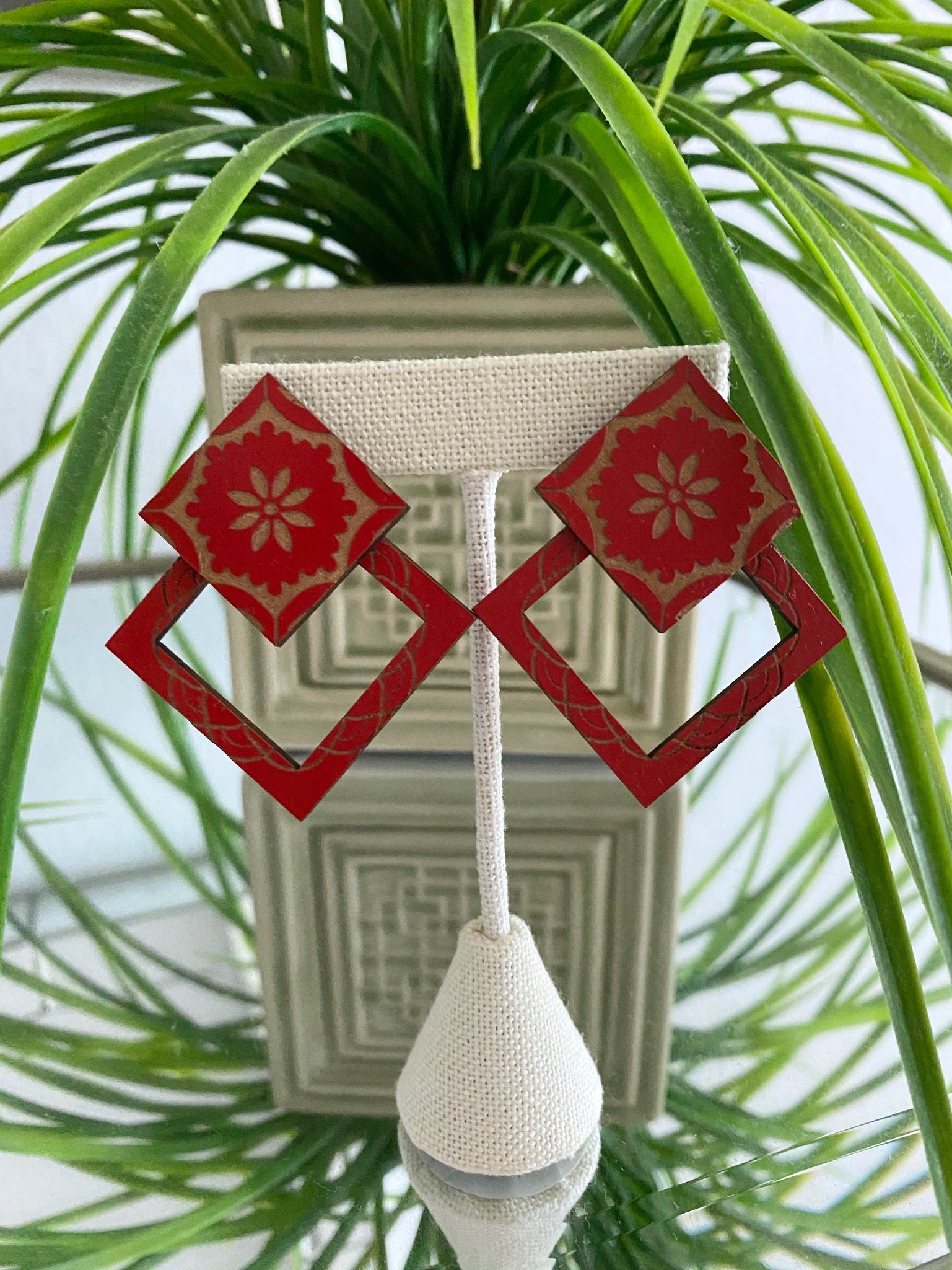Wood Earring
