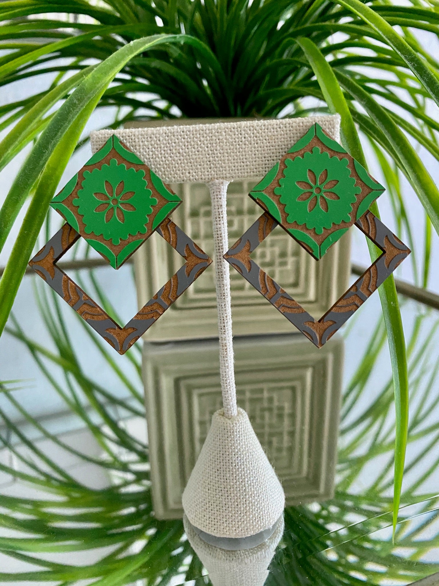 Wood Earring