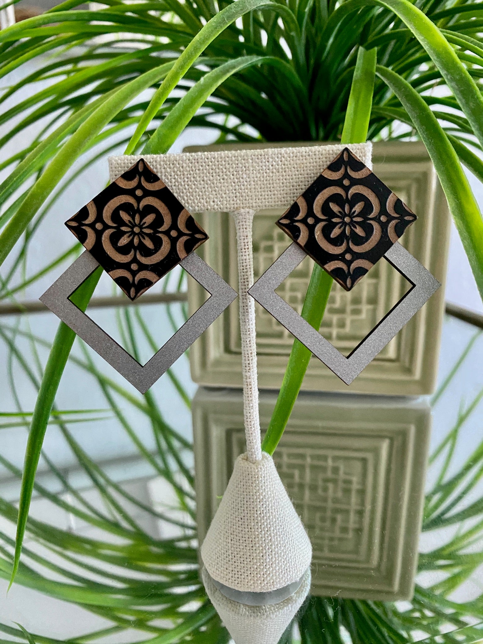 Wood Earring