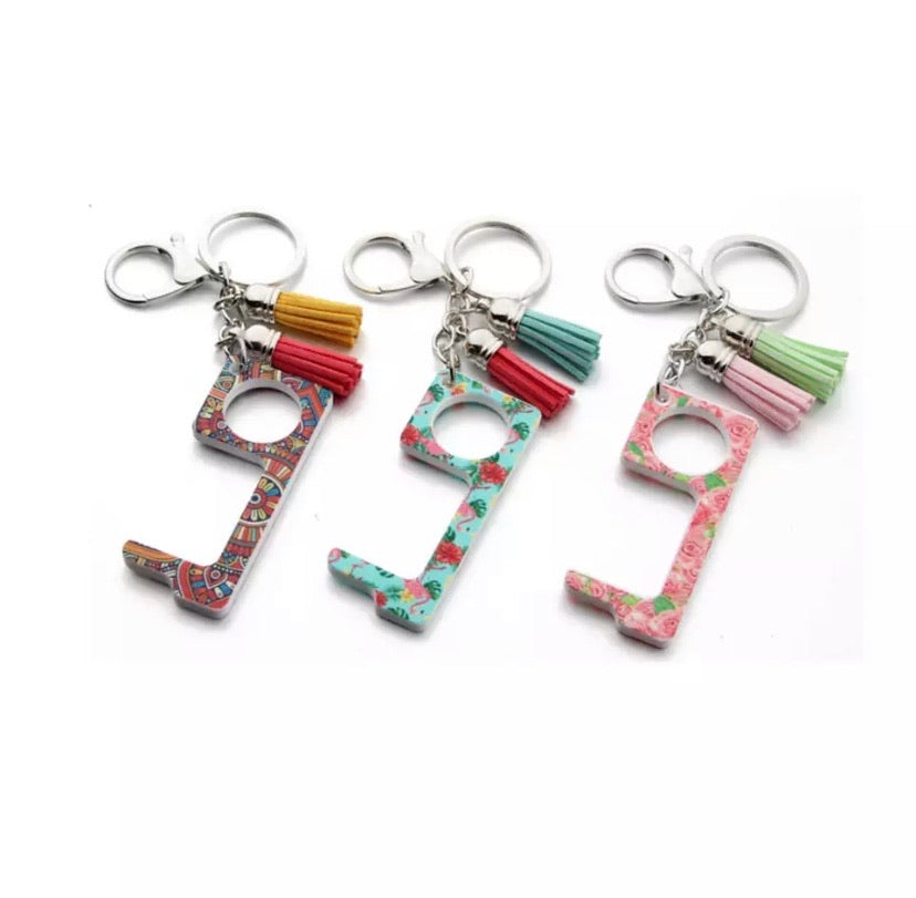 No-touch keychains