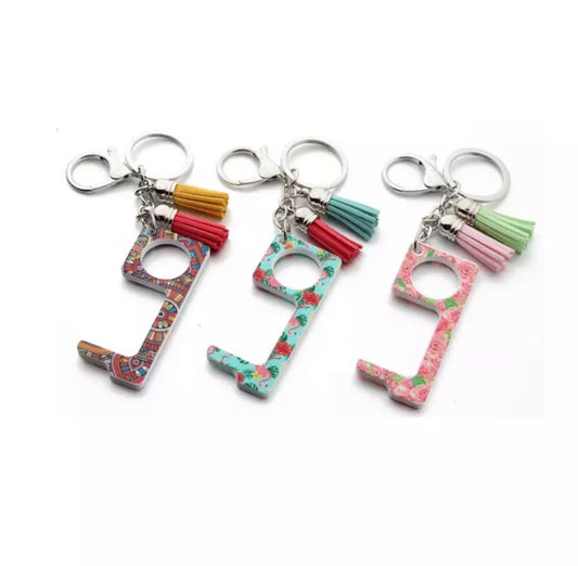 No-touch keychains