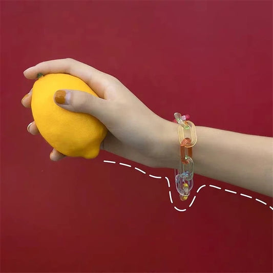 Acrylic adjustable bracelets