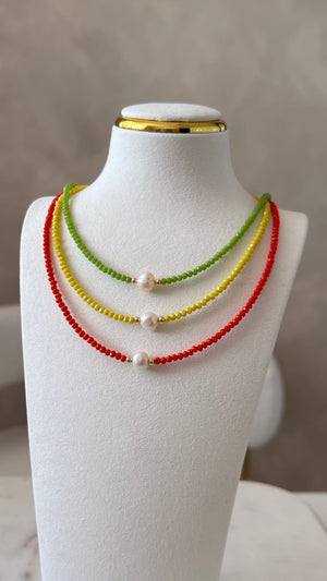 Pearl necklaces