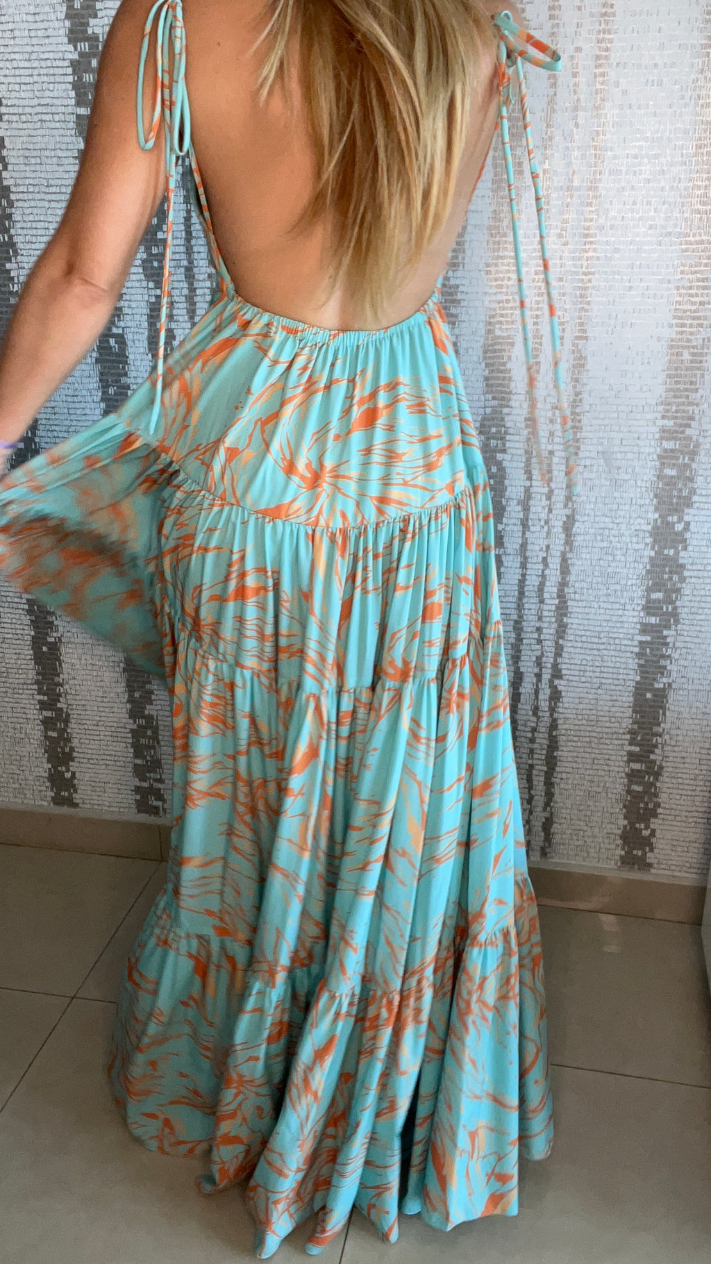 Printed Hazel Dress- VT