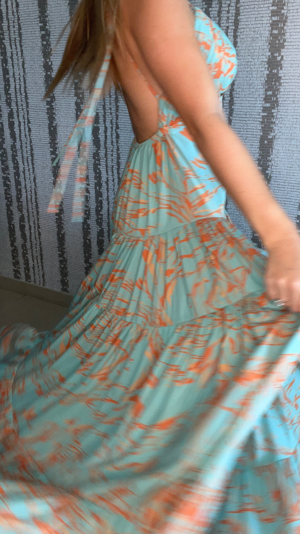 Printed Hazel Dress- VT
