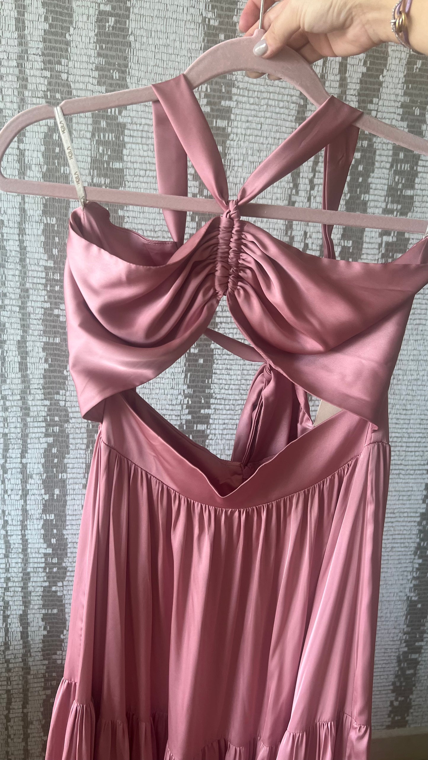 Gabriella Antique Pink Dress- VT