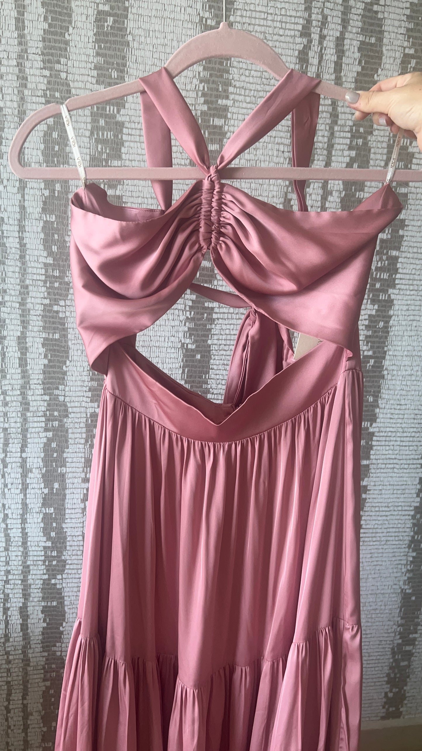 Gabriella Antique Pink Dress- VT