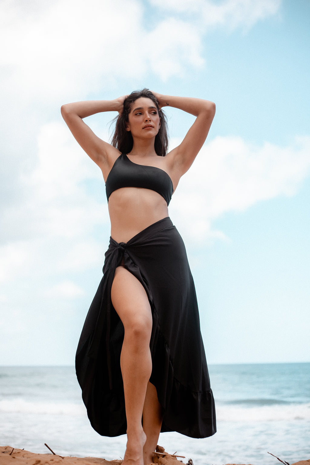 Black One Shoulder