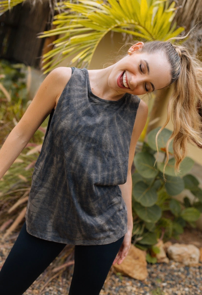 Tank Tie Dye - Gris