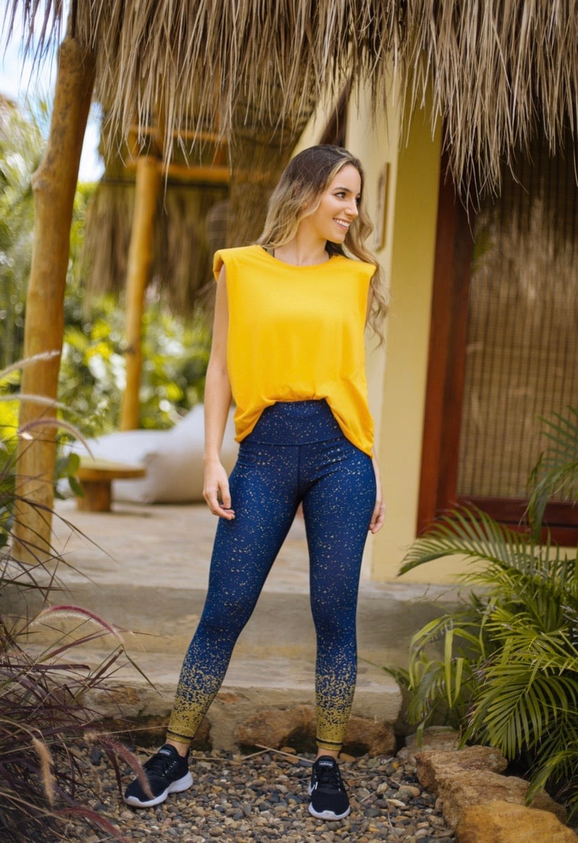 Mustard Muscle Tank