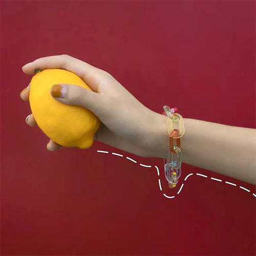 Acrylic adjustable bracelets