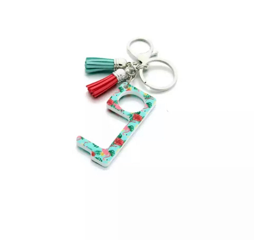 No-touch keychains